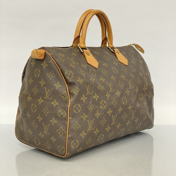 Louis Vuitton Speedy Brown Handbag Monogram - Picture 1 of 9